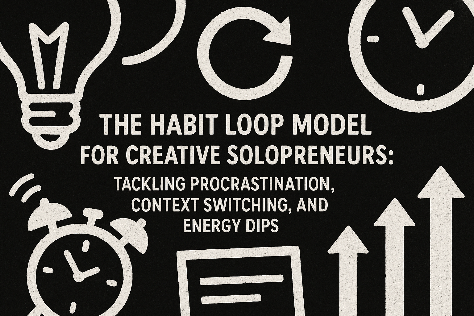 The Habit Loop Model for Creative Solopreneurs: Tackling Procrastination, Context Switching, and Energy Dips