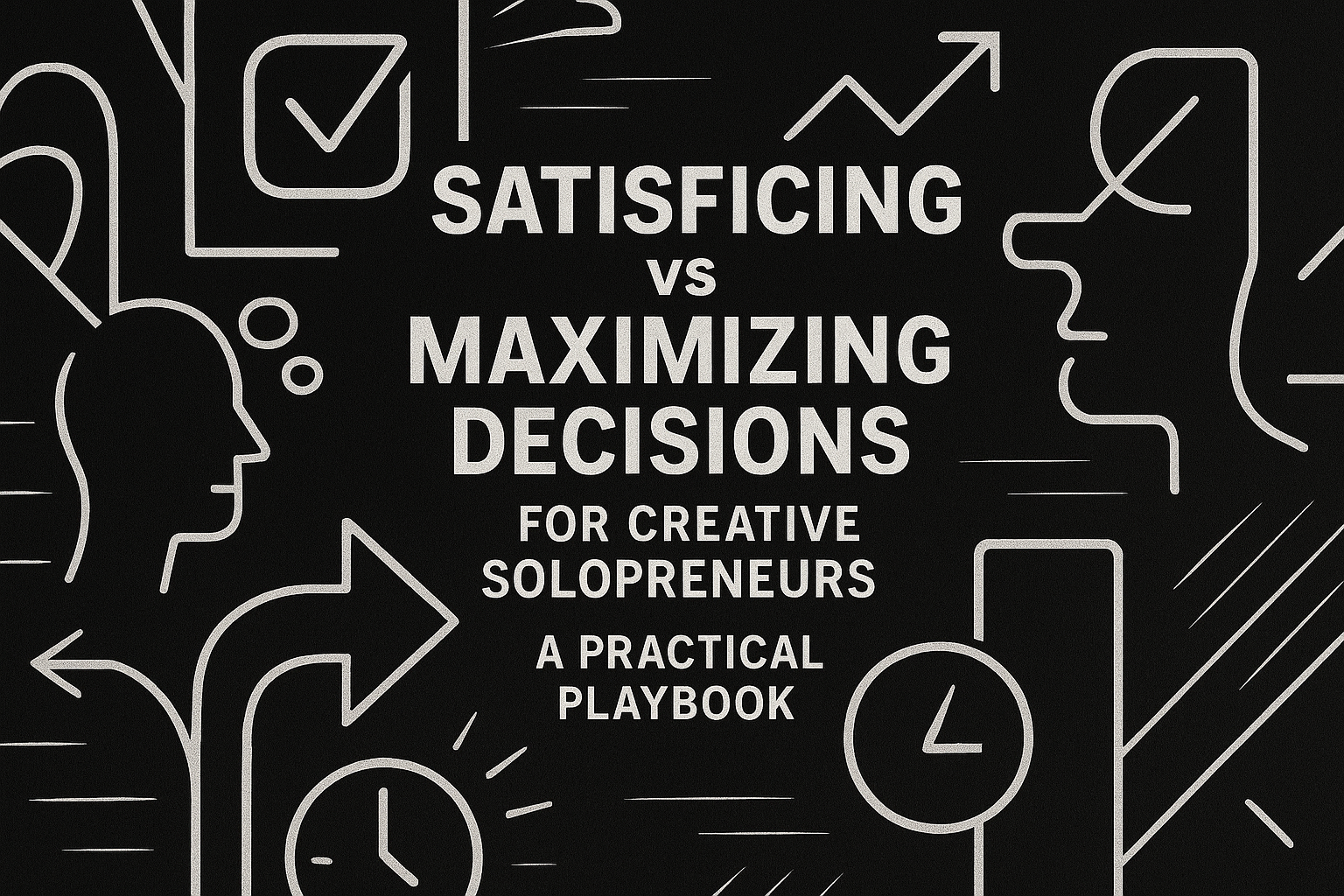 Satisficing vs Maximizing Decisions for Creative Solopreneurs: A Practical Playbook