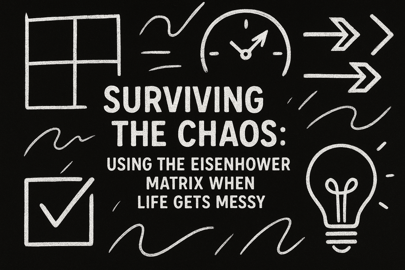 Surviving the Chaos: Using the Eisenhower Matrix When Life Gets Messy