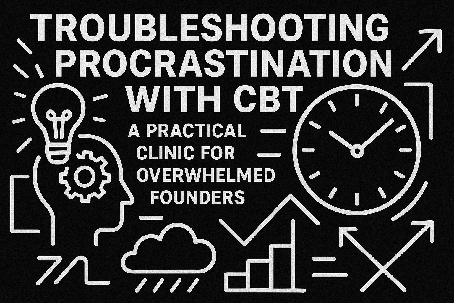 Troubleshooting Procrastination with CBT: A Practical Clinic for Overwhelmed Founders